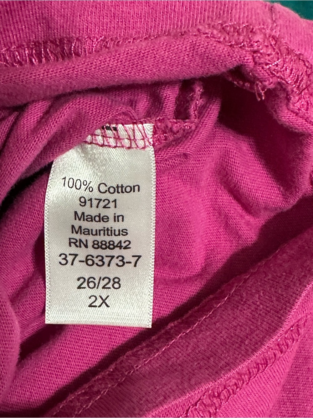 Mock Turtleneck Tops in Teal, Magenta & Green by Woman Within Size 2X. - Picture 5 of 12